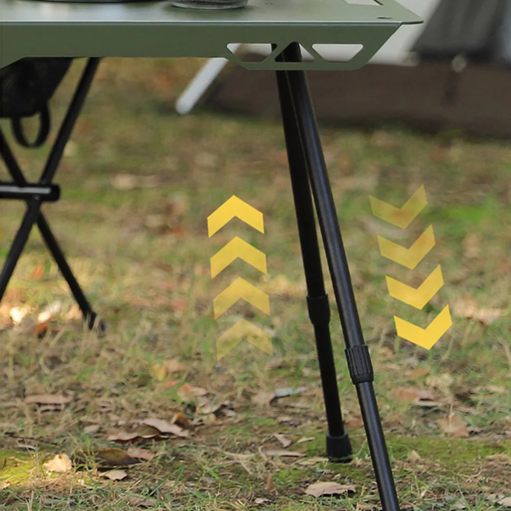 Outdoor Furniture Diy - ขาโต๊ะพับได้สำหรับตั้งแคมป์ ปรับความสูงได้ ขาเฟอร์นิเจอร์พับได้ ขาโต๊ะกาแฟ DIY อุปกรณ์ตั้งแคมป์สำหรับการเดินทางกลางแจ้ง