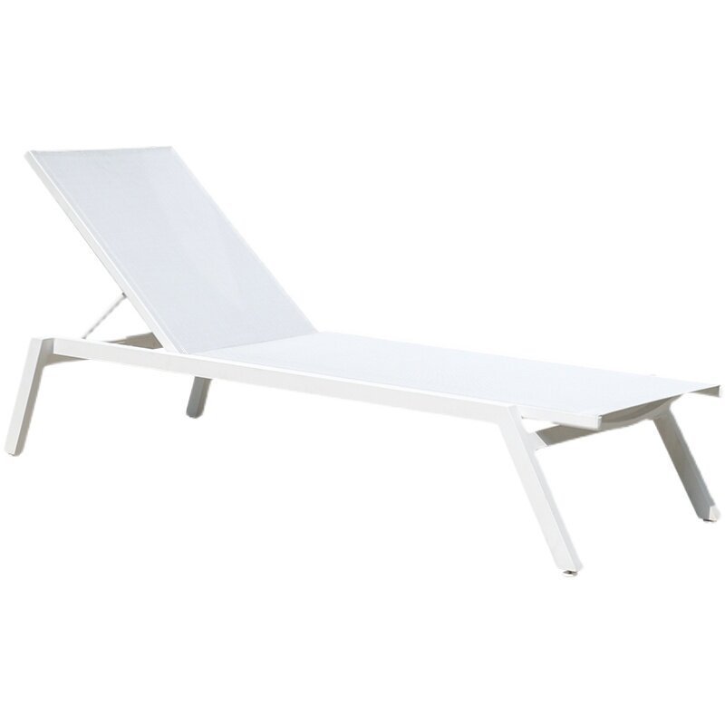 Outdoor Daybed Furniture - เตียงอาบแดดกลางแจ้งสีขาว กันน้ำ สำหรับโรงแรม โฮมสเตย์ สระว่ายน้ำอินฟินิตี้ เก้าอี้พักผ่อนริมชายหาด