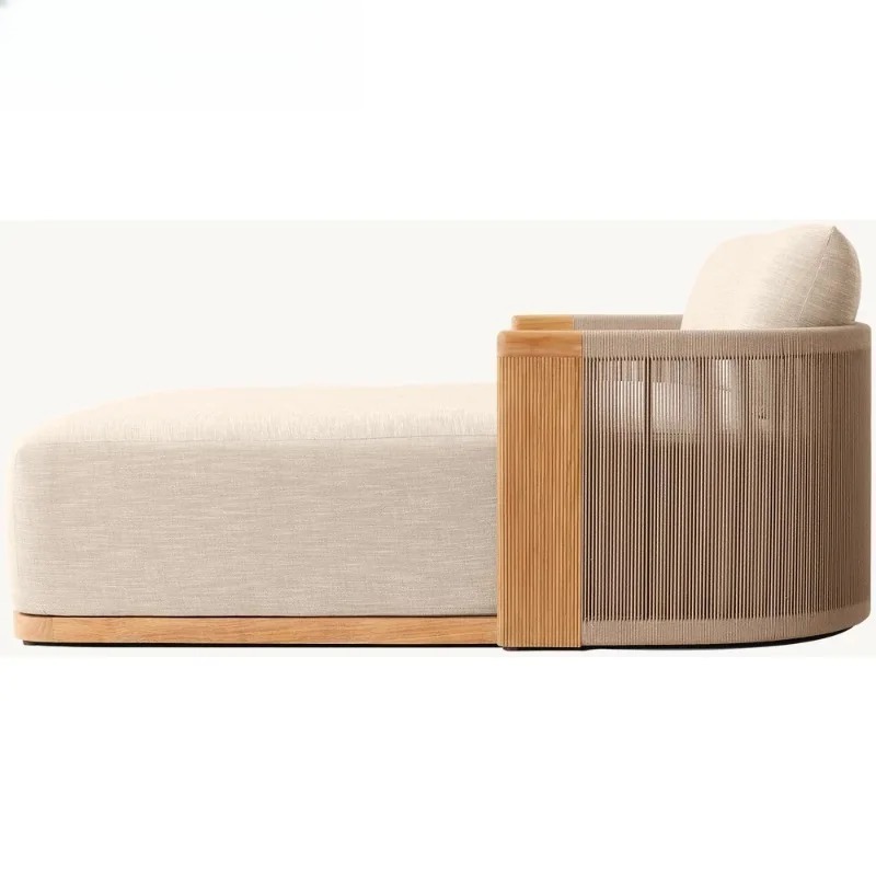 เตียงอาบแดดไม้สักสำหรับลานบ้าน - Outdoor Daybed Furniture บทวิจารณ์และราคา
