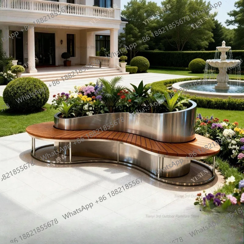 กล่องปลูกต้นไม้สแตนเลส D80 พร้ - Outdoor Furniture Metal Chairs บทวิจารณ์และราคา