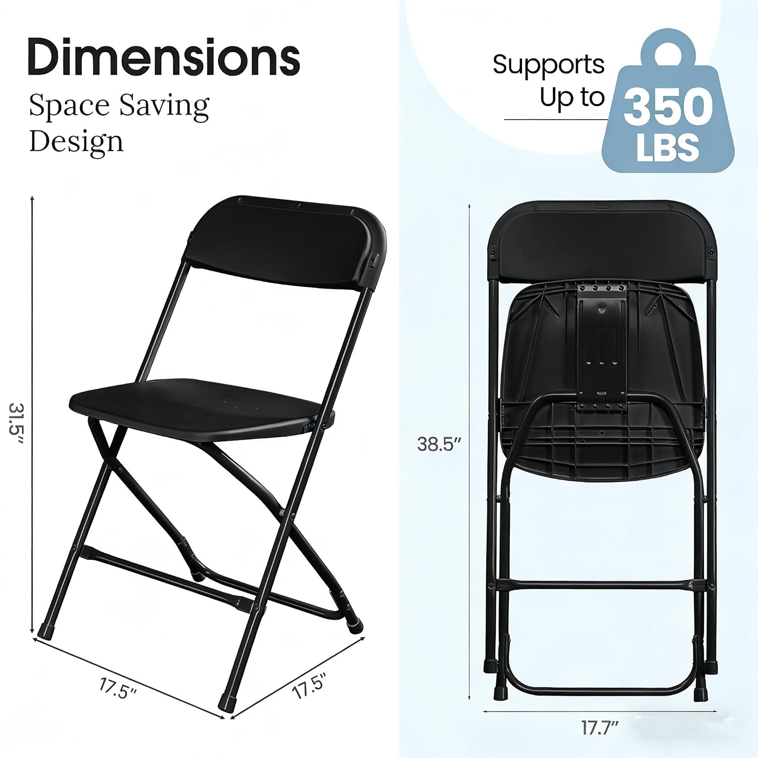เก้าอี้พับสีดำ โครงโลหะ แข็งแร - Outdoor Furniture Metal Chairs บทวิจารณ์และราคา