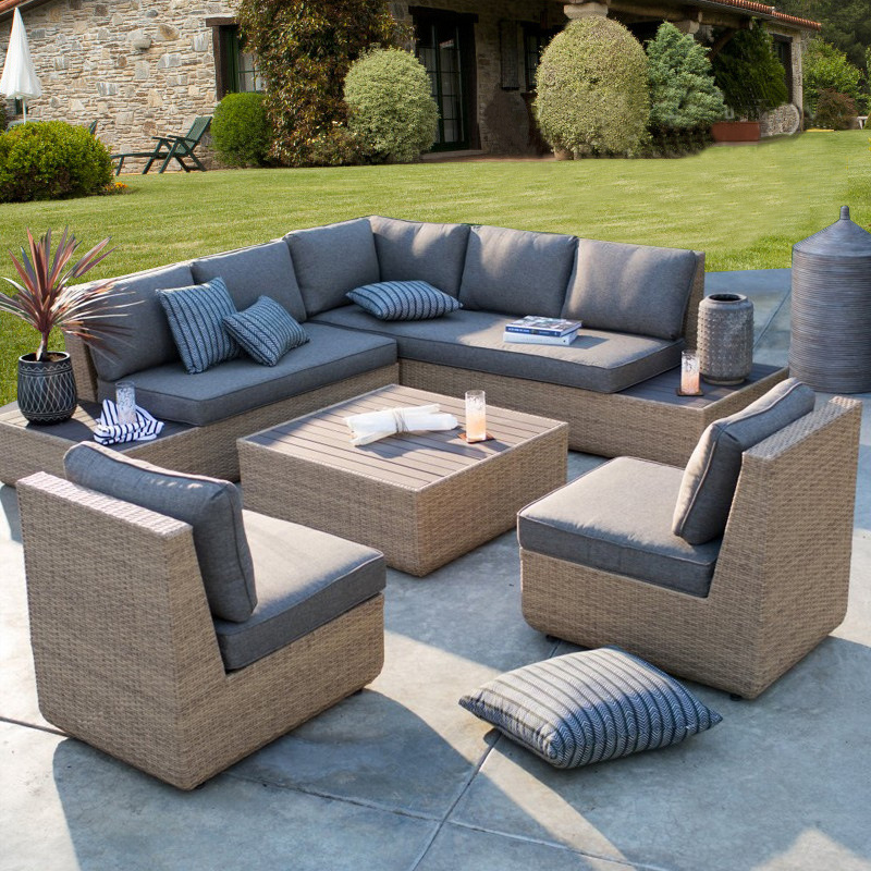 โซฟากลางแจ้ง ลานบ้านหวาย โรงแร - Outdoor Furniture Metal Chairs บทวิจารณ์และราคา